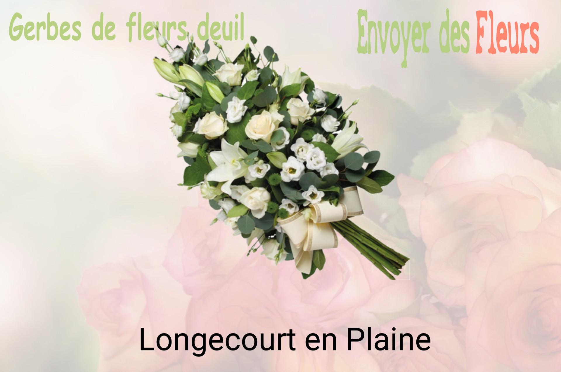 Gerbe de fleurs de deuil livrée à Longecourt-en-Plaine